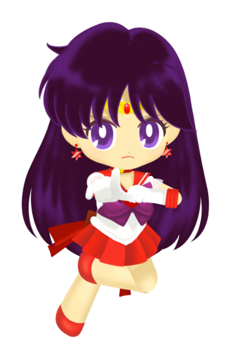 sailor mars transparent