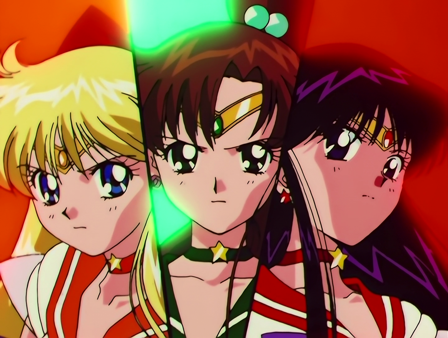 Sailor moon threesome
